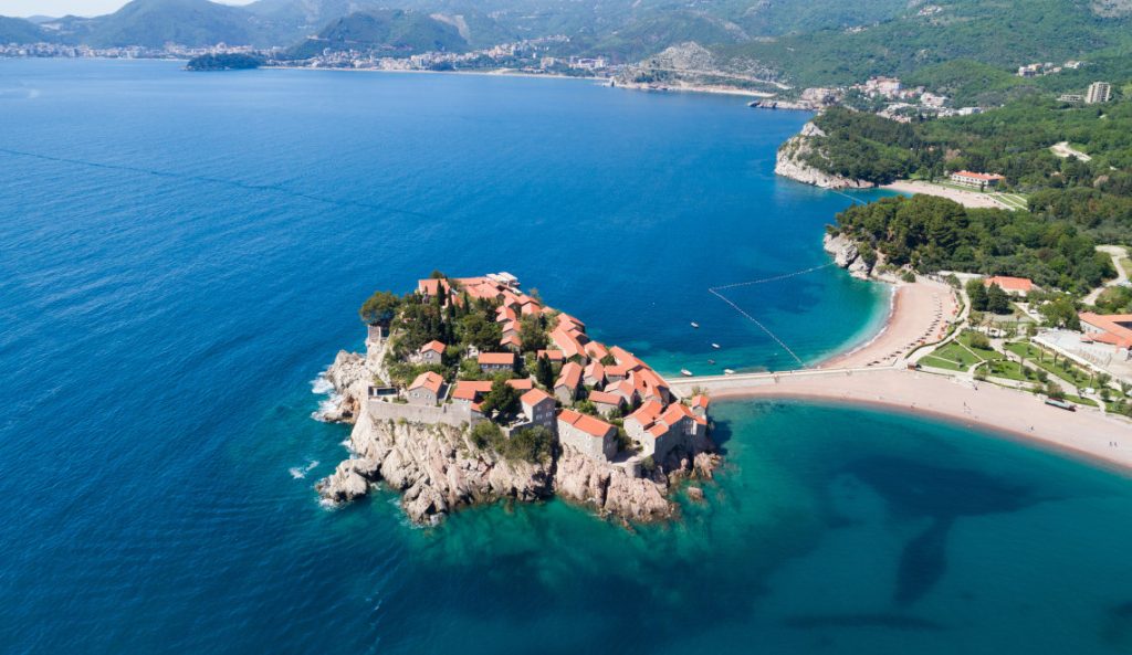 Playas en Sveti Stefan